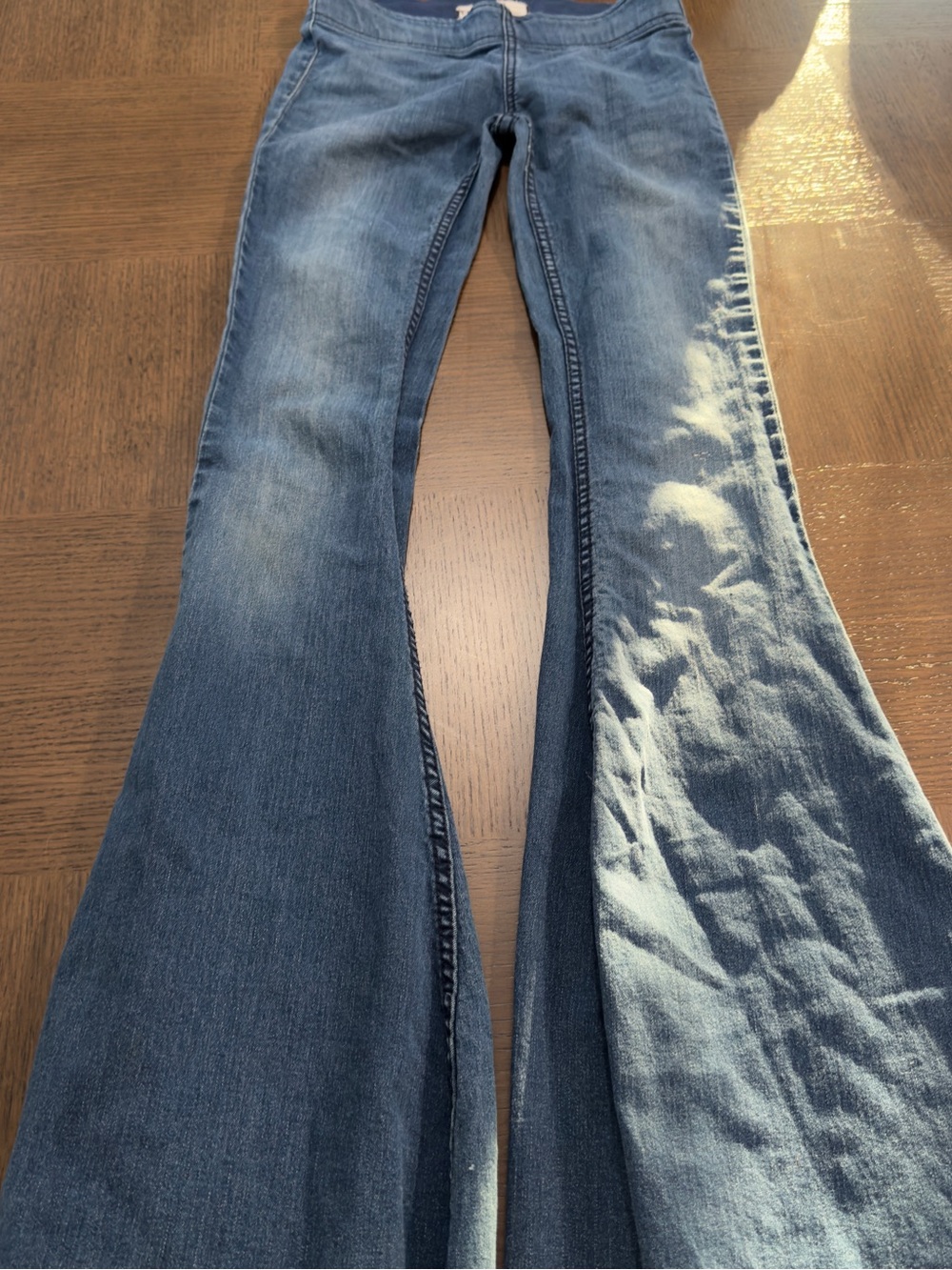 Free People We The Free Just Float On Flare Jeans 24 Bell Bottom Blue sku 34 - Picture 6 of 12